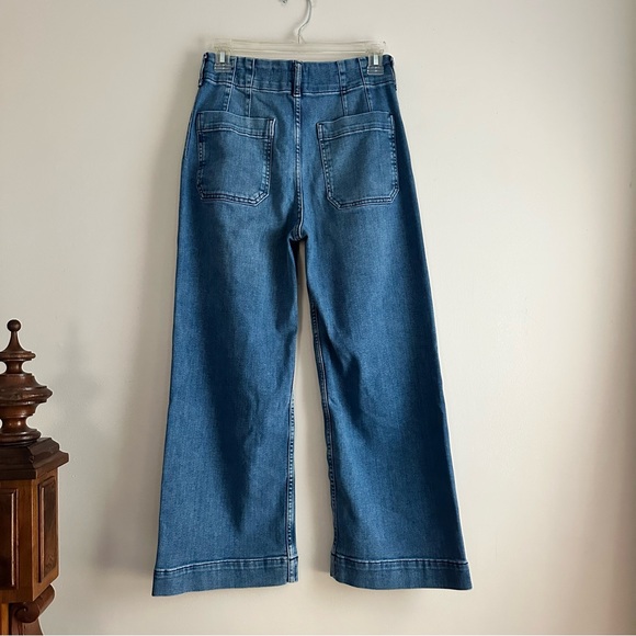 Maeve • The Colette Crop High-Rise Wide-Leg Jeans - Picture 4 of 8